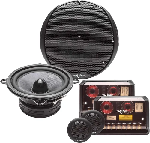 Vista 11 de Skar Audio TX-T - Tweeters de cúpula de seda de neodimio de 1 pulgada, 240 W, potencia máxima, par