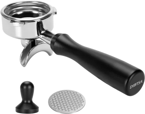Vista 10 de Portafiltro de 2.283 in compatible con Gaggia, con cesta de filtro de espresso reutilizable de acero inoxidable 304 y pantalla de disco de café