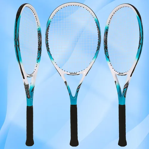 Vista 6 de Senston 27" Adult Tennis Racket, Durable Lightweight Vibration Dampening Anti-sweat ergonomic grip, aerospace aluminum frame, big sweet spot
