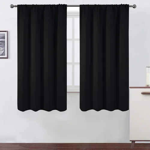 Vista 40 de LEMOMO Cortinas opacas de 42 x 54 pulgadas, juego de 2 paneles de cortinas con aislamiento térmico para oscurecer la habitación
