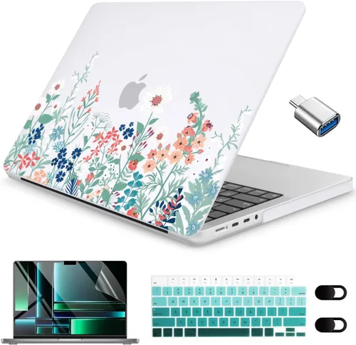Vista 40 de CISSOOK Funda para MacBook Pro de 14 pulgadas 2025-2021 Release M5 A3434 M4 A3401 A3112 A3185 M3 A2918 A2992 M2 A2779 M1 A2442, carcasa rígida