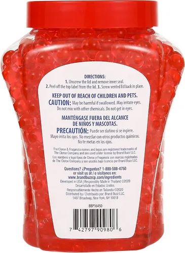 Vista 4 de Clorox Fraganzia Crystal Beads Ambientador, aroma Cherry Burst