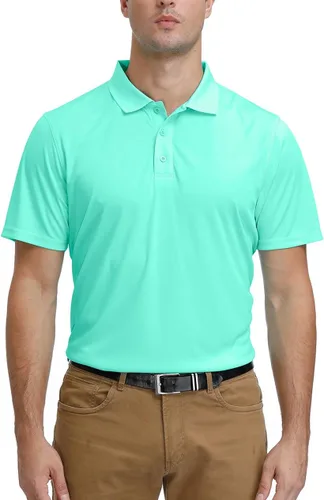 Vista 6 de Corna - Polo de manga corta para hombre que absorbe la humedad