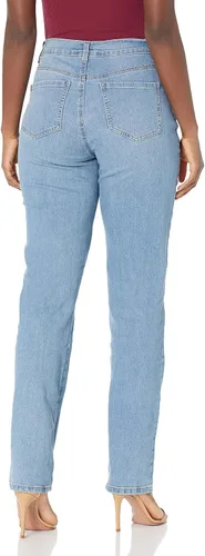 Vista 2 de Gloria Vanderbilt, Amanda - Pantalones de mezclilla para mujer, clásicos, cónicos y de tiro alto