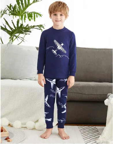 Vista 16 de Little Hand Pijamas para niños pequeños, Monster Truck 100% algodón, dinosaurio para niños, 2 piezas, ropa de dormir, conjuntos de ropa de dormir