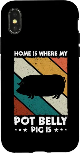 Vista 4 de iPhone 15 Pot Belly Pig Lover Suministros de alimentos Pot Belly Pig Mom Case