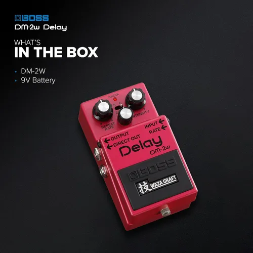 Vista 5 de Pedal de efectos de guitarra Boss DM-2W Delay Waza Craft
