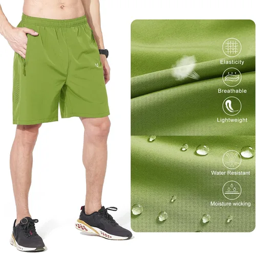 Vista 4 de NORTHYARD - Pantalones cortos deportivos para correr para hombres, ligeros, de secado rápido, 7, 5 o 9 pulgadas, para senderismo, deportes, gimnasio