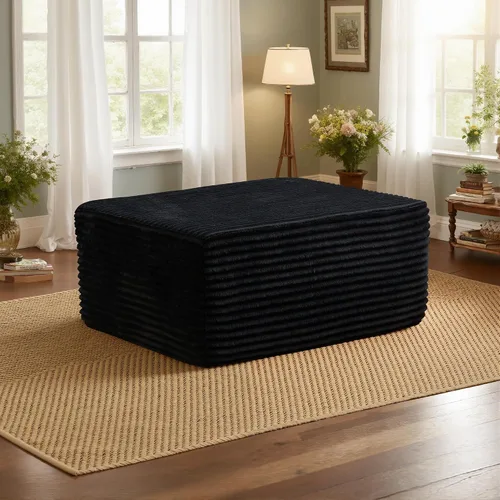 Vista 28 de Sofá modular Cloud de 96 pulgadas con tumbona, asiento profundo en forma de L, moderno sofá cama sin hueso, no requiere montaje, sofás sin hueso
