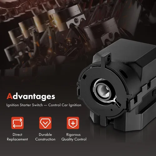 Vista 6 de A-Premium Interruptor de arranque de encendido de 9 pines compatible con BMW 323i 1999-2000, 323Ci 328Ci 2000, 325Ci 330Ci 2001-2006, 325i 325xi