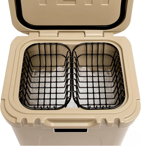 Vista 8 de Above Sea Level Cesta hielera para YETI Roadie 24 y YETI Roadie 32 – Bandeja de alambre seco para cofres de hielo YETI Roadie – Compatible