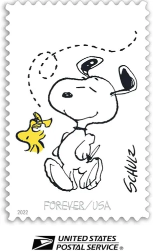 Vista 2 de United States Postal Service Charles M. Schulz First Class Forever - Sellos 2022-1 hoja, 20