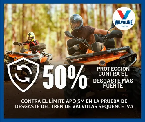 Vista 5 de Valvoline Aceite de motor sintético completo Powersport de 4 tiempos, 1 cuarto de galón