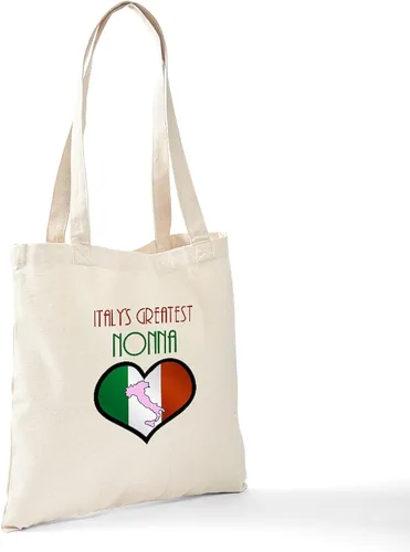 Vista 7 de CafePress Positano, Italia Tote Bag Bolsa de compras de lona beige reutilizable, Caqui, S