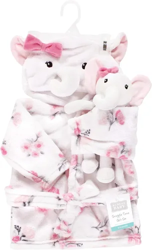 Vista 2 de Hudson Baby Juego de bata de baño y juguete unisex para bebé