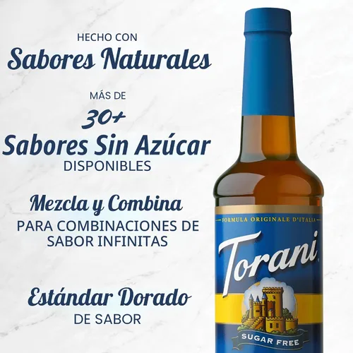 Vista 7 de Jarabe Torani sin azúcar, sabor frambuesa, 25.4 oz. (paquete de 4 unidades)