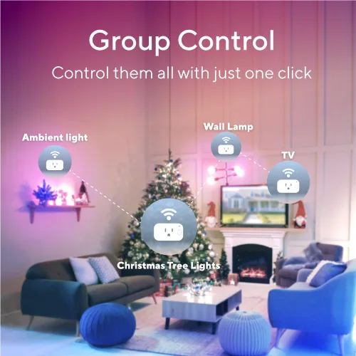 Vista 7 de Enchufe inteligente, toma de corriente inteligente para el hogar, enchufe inteligente ultra eficiente de 15 A compatible con Matter, Alexa, Google