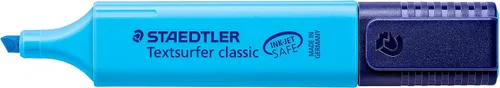 Vista 2 de STAEDTLER 364-3 Textsurfer Classic Highlighter - Azul (Caja de 10)