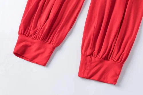 Vista 79 de Pantalones de algodón modal para mujer de AvaCostume, pantalones suaves para practicar yoga o deportes.