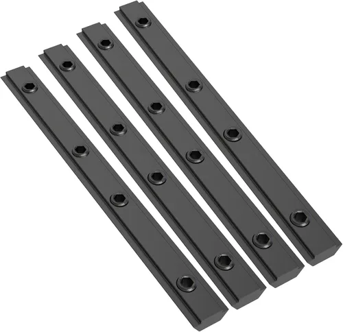 Vista 8 de 20 piezas de soporte L, perfil de aluminio estándar europeo Serie 2020 Ranura T 0.236 in Junta de soporte interior con tornillos, conector