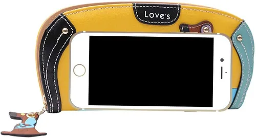 Vista 5 de Mikey Store - Cartera de embrague para mujer diseño de búho color verde