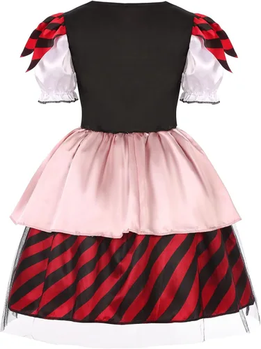 Vista 7 de Disfraz de princesa pirata de lujo para niñas, disfraz de bucanero para fiesta de Halloween