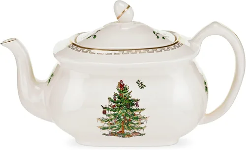 Vista 4 de Soporte para pastel dorado para árbol de Navidad