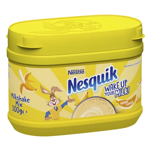 Vista 3 de Nesquik Polvo para Batido de Leche con Sabor a Plátano 300 g (Paquete de 5)