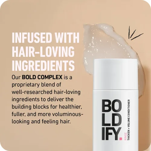 Vista 5 de Champú y acondicionador engrosador para el crecimiento del cabello con biotina de Boldify