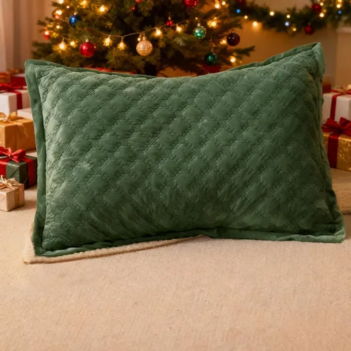 Vista 29 de Funda de Almohada Decorativa 18x18 1 Pieza Funda de Almohada Cuadrada de Terciopelo Suave Amigable con la Piel Proceso Cruzado Fundas de Cojín