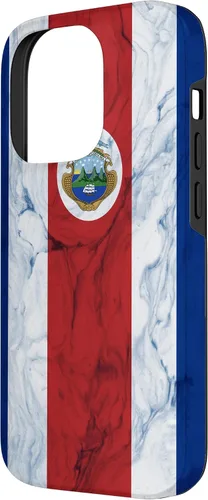 Vista 44 de Bandera de Costa Rica y fondo elegante - Funda del orgullo costarricense para iPhone 17