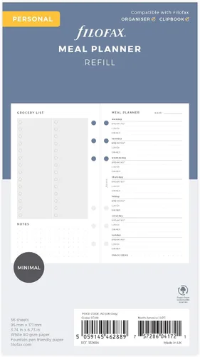 Vista 10 de Recambio para planificador de actividades Filofax A5 2021