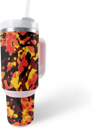 Vista 6 de MightySkins Skin - Vaso de vinilo compatible con Stanley The Quencher H2.0 FlowState de 40 onzas, mosaico de cebra, protectora, duradera y única