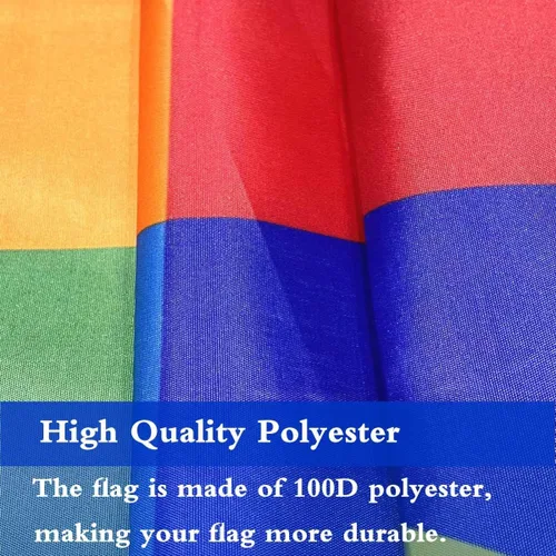 Vista 3 de Bandera de El Salvador de 10 x 15 pies, color vivo, todo clima, banderas nacionales salvadoreñas de doble costura, banderas de poliéster con anillo