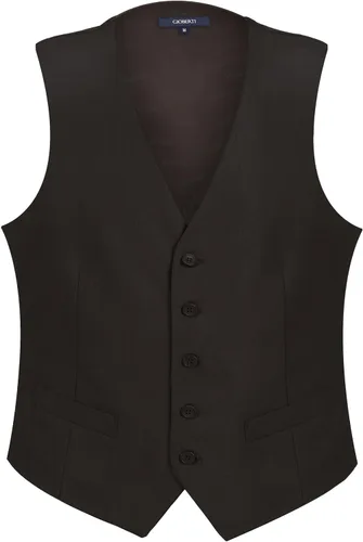 Vista 20 de Gioberti - Chaleco formal para hombre, adecuado para vestir formal de negocios o casual Carbón