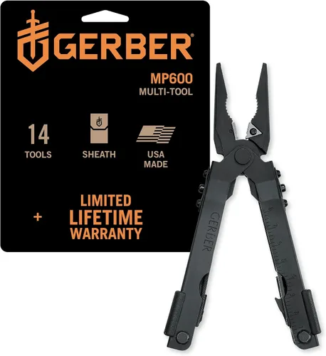 Vista 11 de Gerber Gear MP600 Multiherramienta Multi-Alicate – Fabricado en Estados Unidos – Pro Scout, 13 herramientas