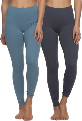 Vista 9 de Felina Velvety Soft Lightweight Leggings Moisture Wicking Yoga 6 Pack Negro
