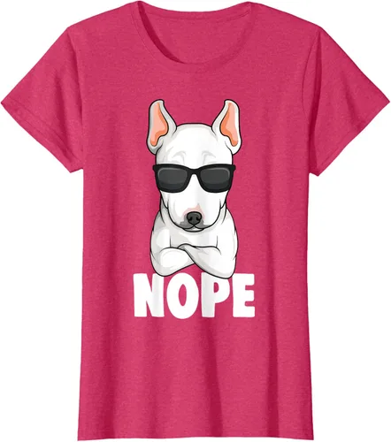 Vista 7 de Camiseta de perro Bull Terrier para niños y mujeres, Negro
