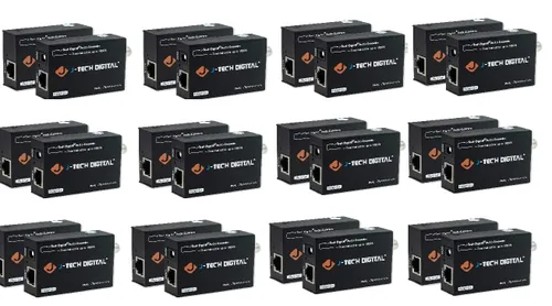 Vista 9 de J-Tech Digital Convertidor extensor de audio digital para audio óptico/coaxial a través de un solo cable Cat5e/6 (PoC) hasta 990' (984.3 ft)
