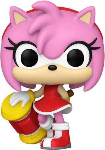Vista 2 de Funko Pop! Games: Sonic - Amy Rose - Sonic The Hedgehog - Figura de vinilo coleccionable - Idea de regalo - Producto oficial - para niños y adultos