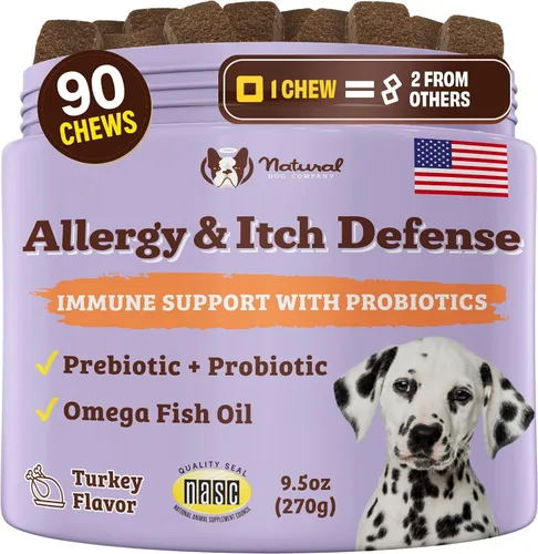 Vista 14 de Natural Dog Company - Masticables probióticos para perros, 45 unidades, suministro para 6 semanas
