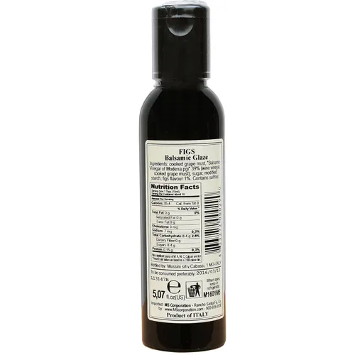 Vista 2 de Mussini Crema, Fichi - Esmalte balsámico con higo, botellas de 5.07 onzas (paquete de 2)