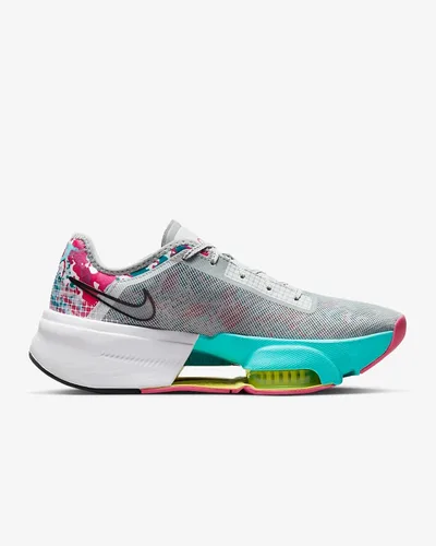 Vista 3 de Nike Air Zoom Superrep 3 - Tenis para mujer DQ0303-001 (gris ahumado claropolvo fotónrosaturquesa dinámica)