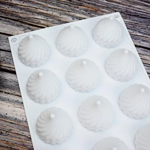 Vista 7 de Molde de silicona para pastel de cebolla y torbellino de cono para chocolate, mousse, pudín, postre, pan, utensilios para hornear decoración