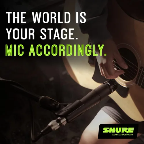 Vista 3 de Shure SM57 Pro XLR Micrófono dinámico - Micrófono cardioide profesional de estudio y rendimiento en vivo (SM57-LC) + clip de micrófono Shure A55M