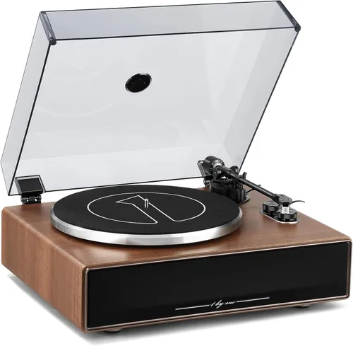 Vista 12 de 1 BY ONE tocadiscos inalámbrico HiFi Nogal