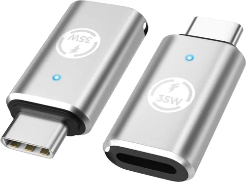 Vista 13 de MoKo Adaptador Lightning hembra a USB C macho, paquete de 4, adaptador Lightning USB C para iPhone 17 Air 16 15 Pro Max, Galaxy S24, adaptador