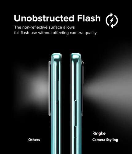 Vista 5 de Ringke Estilo de cámara compatible con Xiaomi Note 11T 5G / Poco M4 Pro 5G Protector de lente de cámara, marco de aluminio, adhesivo protector