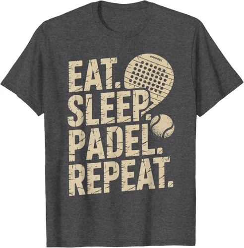 Vista 29 de Camiseta Eat Sleep Padel Repeat Padel Jugador de Tenis