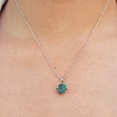 Vista 67 de Juego de joyas de piedras preciosas crudas reales con plata de ley 925 chapada en oro real, collar y aretes de piedra natal, regalo para ella por